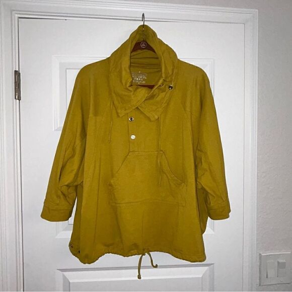 Neon Buddha Pull Over 3/4 Sleeve Lagenlook Top - Picture 1 of 10